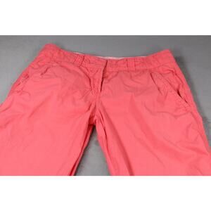 Billy Blues Womens Pink Capri Pants Size 8 Cropped Made In USA Casual Cotton